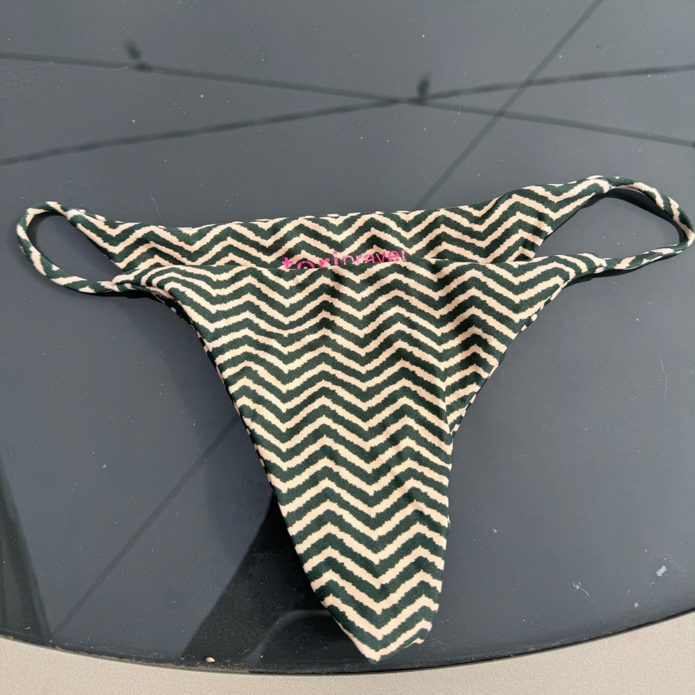 Tori Praver- Chevron Pattern Bikini Bottom